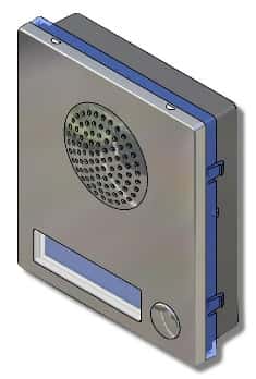(image for) Videx 4000 Series speaker unit 1 button for AC systems - Click Image to Close