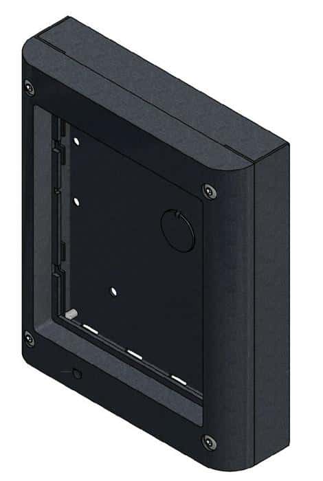 (image for) Videx 1 Module surface backbox for 4000 series door panels Black - Click Image to Close