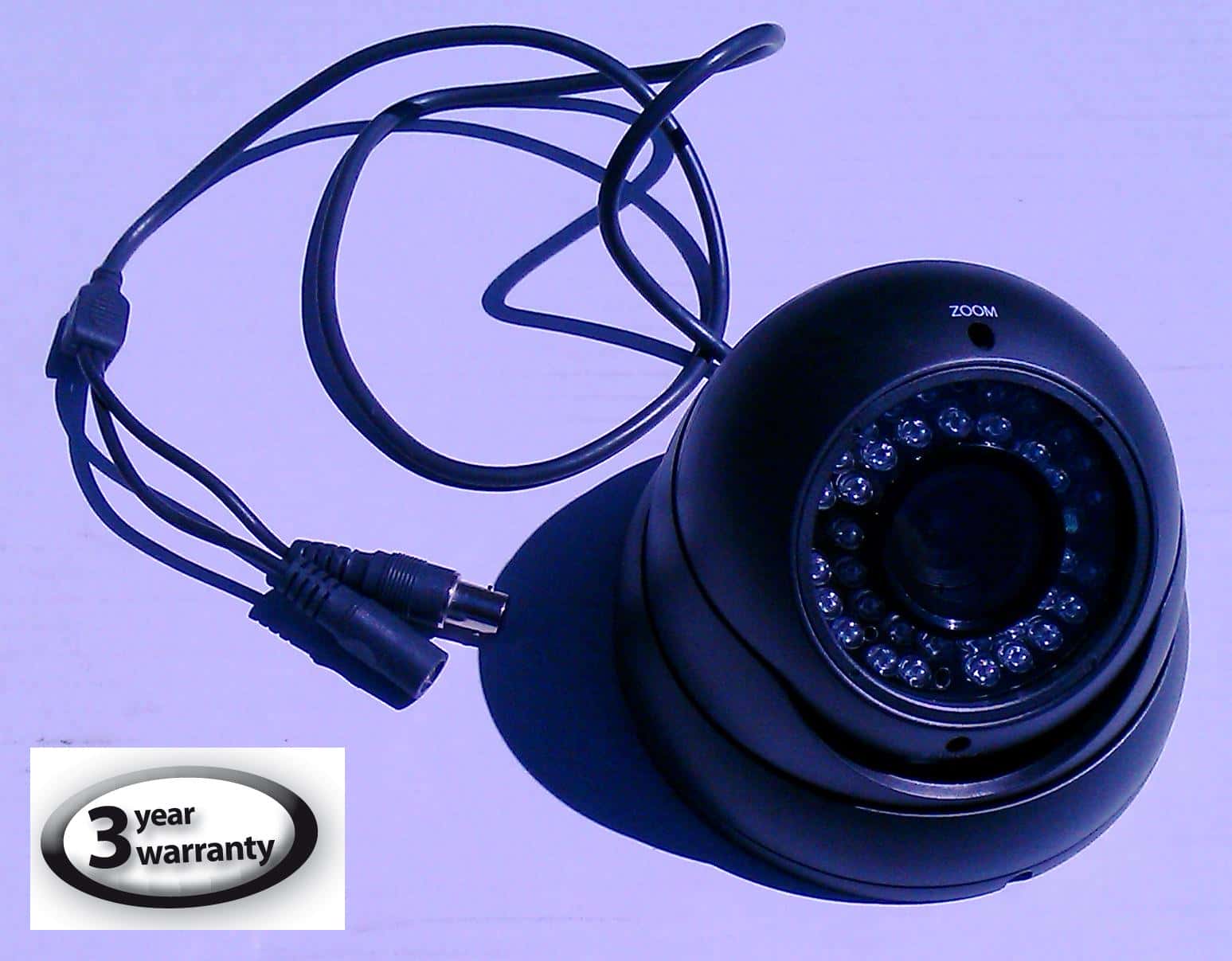 (image for) Secware Pro 520TVL High Res Varifocal Day night dome 3y Warranty