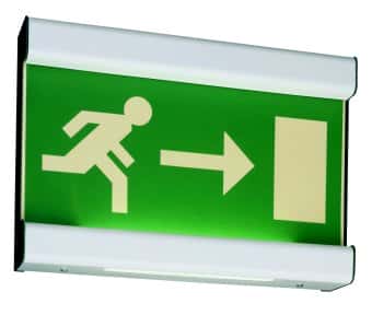 (image for) SECWARE 8 watt T5 White Non Maintained Single Sided Exit Sign - Click Image to Close