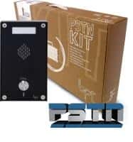(image for) BPT Satin Black 1 Button Surface Mount/name window landline Kit