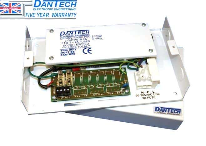 (image for) Dantech 4 x 1A, 12V DC, mild steel 12V DC 4A power supply
