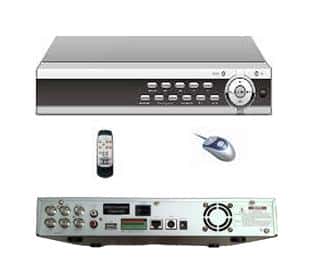 (image for) Full D1 H.264 DVR with Remote Access 500GB HDD