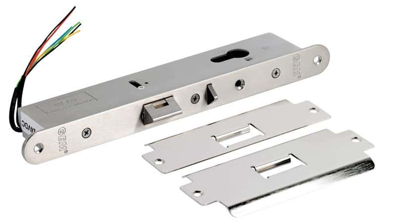 (image for) SSP Electric lock with thumb turn override - dual voltage 12/24v