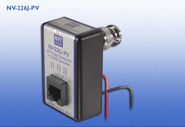 (image for) NV-226J-PV UTP Video Passive Transmitter +12VDC Converter