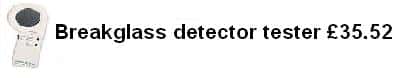 Risco Breakglass detector tester