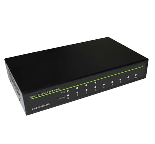 (image for) Secware 8-Port Fast Gigabit Ethernet POE Switch