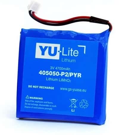 (image for) Yuasa 405050-P2/PYR YU-Lite 3v 4700mAh Lithium Battery - Click Image to Close