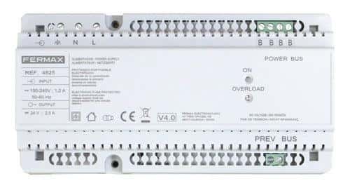 Fermax 4825 Power Supply DIN10 24Vdc DUOX PLUS (image for) Fermax 4825 Power Supply DIN10 24Vdc DUOX PLUS