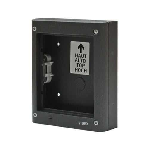 (image for) Videx 4881 1 Module 4000 Series Surface Mount Box Grey - Click Image to Close