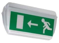 (image for) SECWARE 8 watt T5 Maintained 3h IP65 Economy Exit Sign