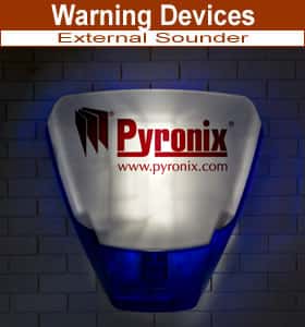 (image for) Pyronix Deltabell E Grade 2 External Sounder Back Plate Blue