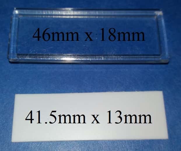 (image for) Videx 8000 series replacement name plate
