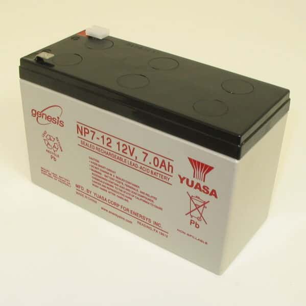 (image for) Enersys 12v 7.0 A/h Battery Bulk (100) - Click Image to Close