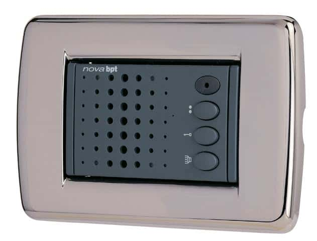 (image for) BPT Nova Flush Audio Module Black with Black Chrome surround