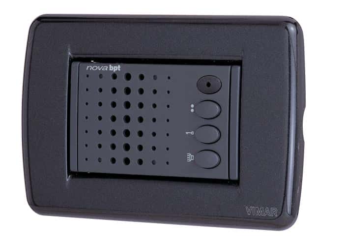 (image for) BPT Nova Flush Audio Module Black with Charcoal Grey surround