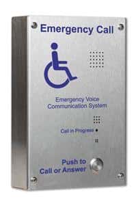 (image for) C-Tec Stainless Steel Handsfree EVC Outstation Surface Mount