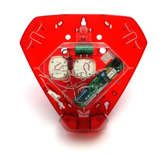(image for) Eurosec XS3D+ Twin Piezo Red Backplate Only