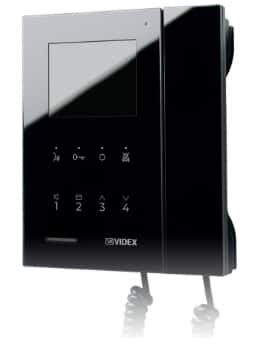 (image for) Videx KRISTALLO Videophone with Handset/Hands-Free VX2300 Black