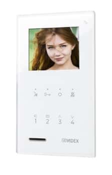 (image for) Videx KRISTALLO 3.5" Hands-Free Flush Video Monitor VX2300 White
