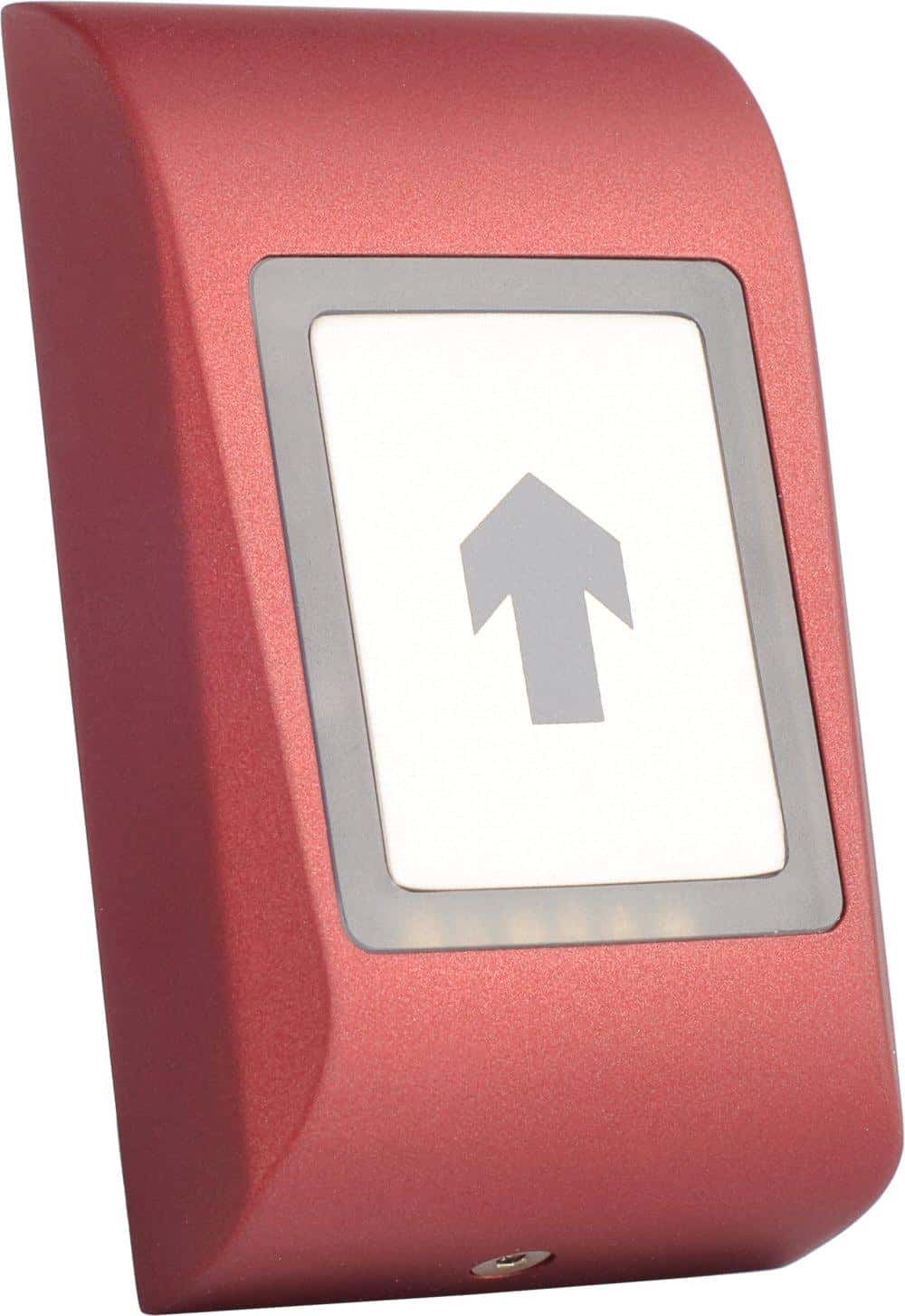 (image for) Videx Surface Touch to Exit - Red