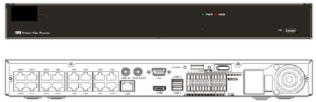 (image for) Secware Eco H.265 16 Channel NVR with no HDD
