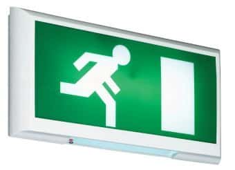 (image for) SECWARE 8 watt T5 Maintained IP44 Economy Exit Sign
