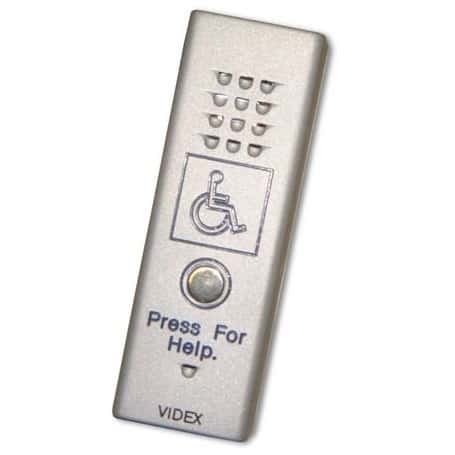 (image for) Videx 1 Way Slim Line Door Panel Kit with Disabled Logo