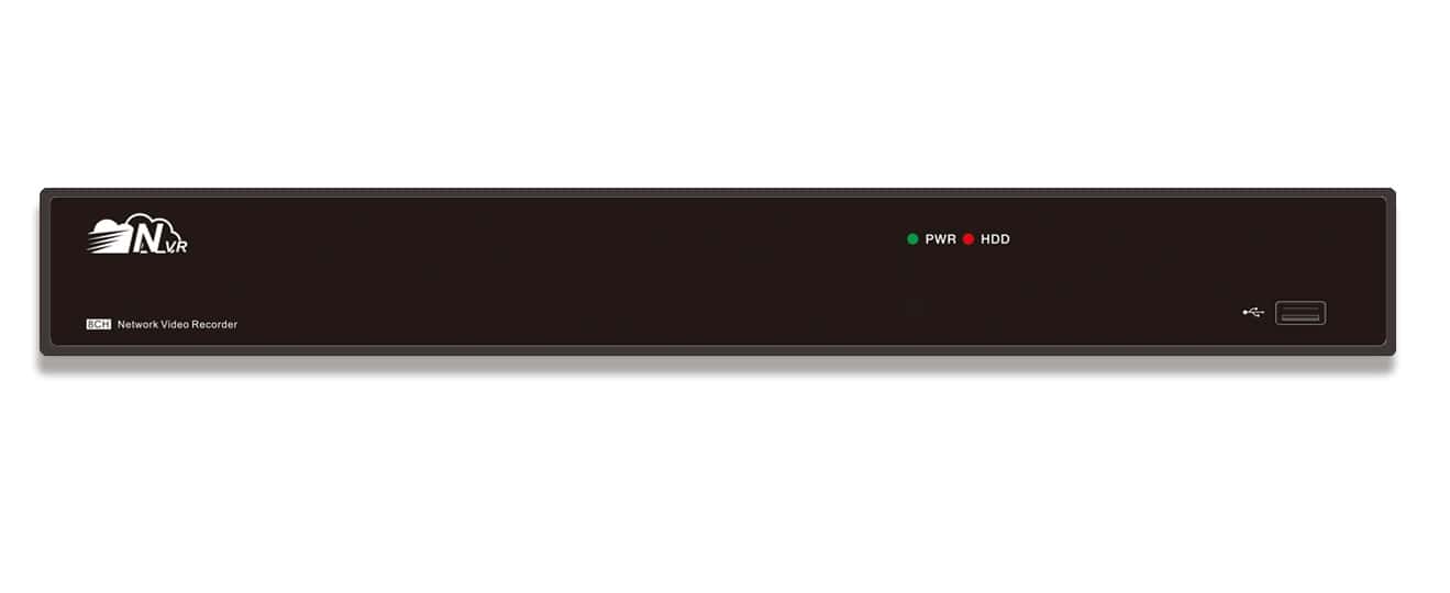 (image for) Secware Pro H.265 4 Channel NVR with 4 POE No HDD
