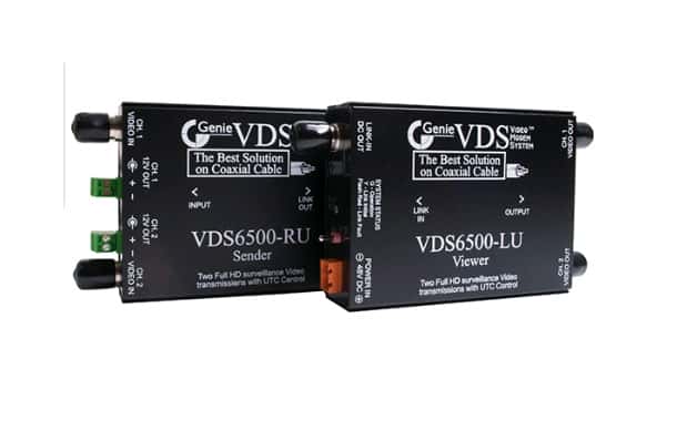 (image for) Genie VDS6500 : AHD / TVI / CVI / CVBS Coax Video Modem Kit - Click Image to Close
