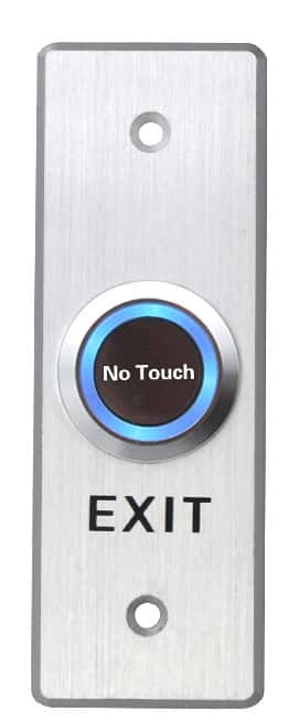 (image for) CQR Architrave Aluminium Touchless Sensor Exit Button