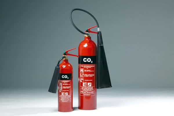 (image for) Secware 2Kg CO2 Extinguisher Inc Initial Service/Cert