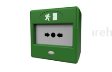 (image for) CQR Green Single Pole Resettable Manual Call Point