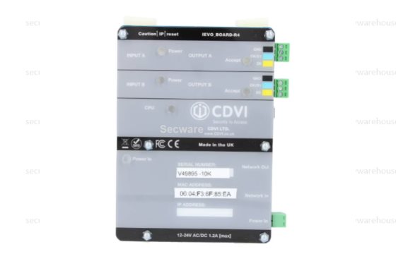 (image for) CDVI IEVO 2-Reader 50000 Fingerprints PoE Interface Board