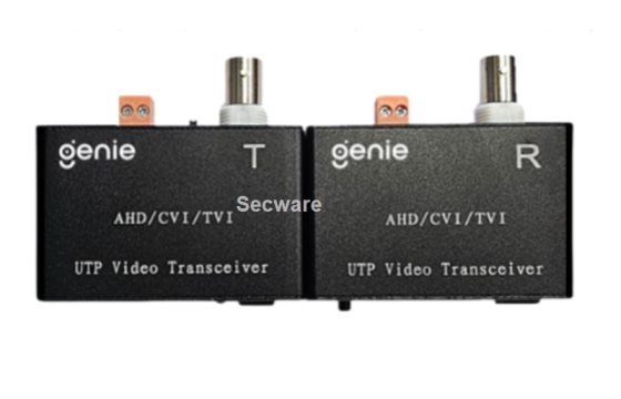 (image for) Genie AHD/CVI/TVI/CVBS Single Channel Active UTP Video Balun Pair