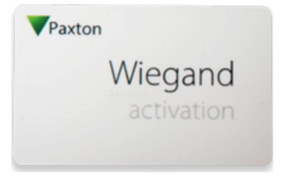 (image for) Paxton SPECIAL ACCESS Wiegand Activation Card