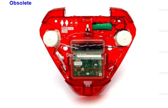 (image for) Risco Nova 6 External Sounder Red Back Plate