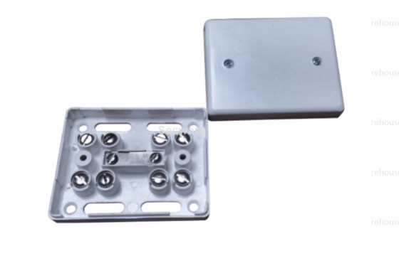 (image for) Knight Grade 2 White 8 Way Junction Box