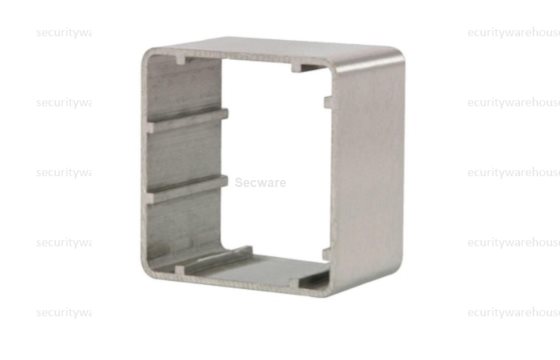 (image for) Secware Single Gang Mock Stainless Steel Pattress