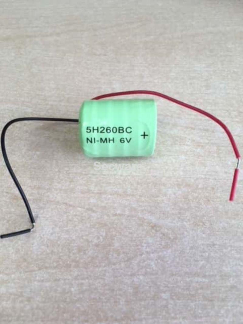 (image for) Texecom 6v 260ma Nicad battery c/w leads