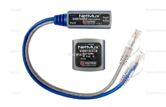 (image for) Vigitron NetMux UTP Ethernet and PoE Port Multiplexer