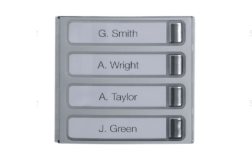 (image for) BPT 4 Button Front Plate