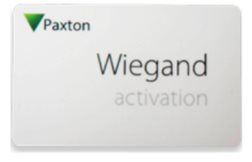 (image for) Paxton SPECIAL ACCESS Wiegand Activation Card