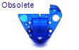 Risco Nova 6 Blue Dummy/Decoy Backplate (image for) Risco Nova 6 Blue Dummy/Decoy Backplate