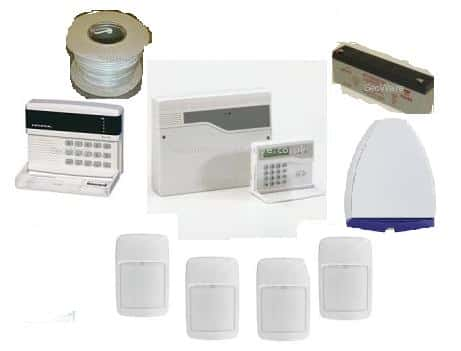 (image for) Honeywell ADE LCD Accenta 4 x Pet PIR & Dialler Starter Kit