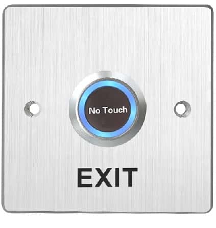 (image for) CQR Aluminium Touchless Sensor Exit Button