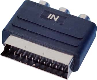 (image for) SECWARE Scart to Phono Adapter